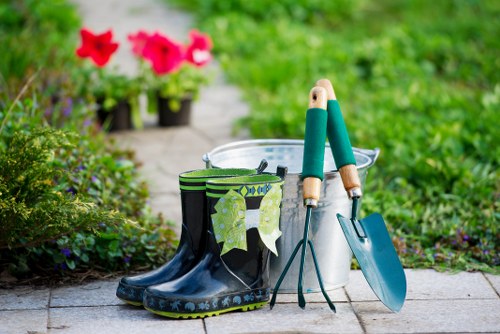 Spring garden maintenance activities